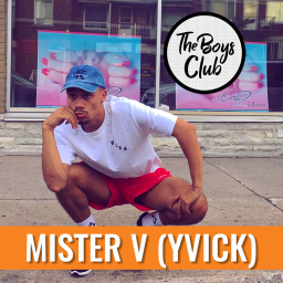 Mister V (Yvick), à poil au micro de The Boys Club
