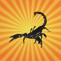 Le scorpion devient fluorescent dans l'obscurité