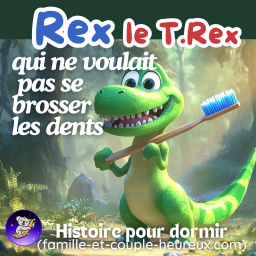 Rex le T-Rex qui ne voulait pas se brosser les dents🦕 | Histoire pour s'endormir 🌙magique et douce