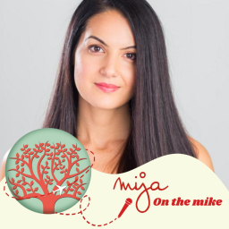 Mija on the mike with: Jacqueline Pereda