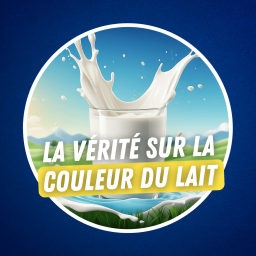 Pourquoi le lait est-il blanc ? 🥛