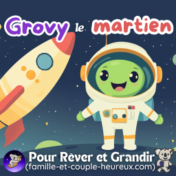 Grovy le martien et le voyage sur la lune 🛸👽| Histoire pour s’endormir | histoires et Contes du soir | Voix douce Patricia