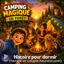 Histoires pour dormir de Patricia - Camping magique en forêt 🏕️ | Histoire pour s'endormir enfant sommeil 🌙 Patricia Histoires | Conte