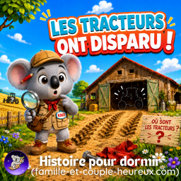 Histoires pour dormir de Patricia - Kiko mène l'enquête, les tracteurs ont disparu ! 🚜 Histoire pour s'endormir enfant 🌙 Les ZimParfaits