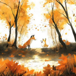 La fable du renard et du petit chien