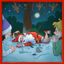 Le Père Noël perd la boule