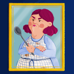 La dame de la cantine