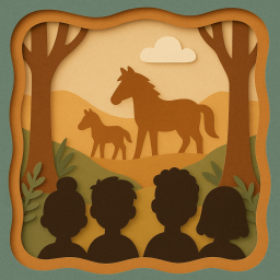 Les P'tites Histoires - Le cheval sauvage - Le refuge du Volpil