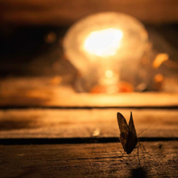 Pourquoi les insectes se jettent-ils contre des ampoules allumées ?