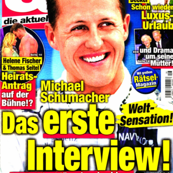 Ailleurs dans le monde - En Allemagne, un magazine people génère une fausse interview d’un célèbre pilote de F1