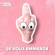 "Je vous emmerde", Antes & Madzes : un doigt d'honneur géant se balade à Toulouse